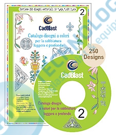 CD č. 2 s motivy pro pískování (CADBLAST)